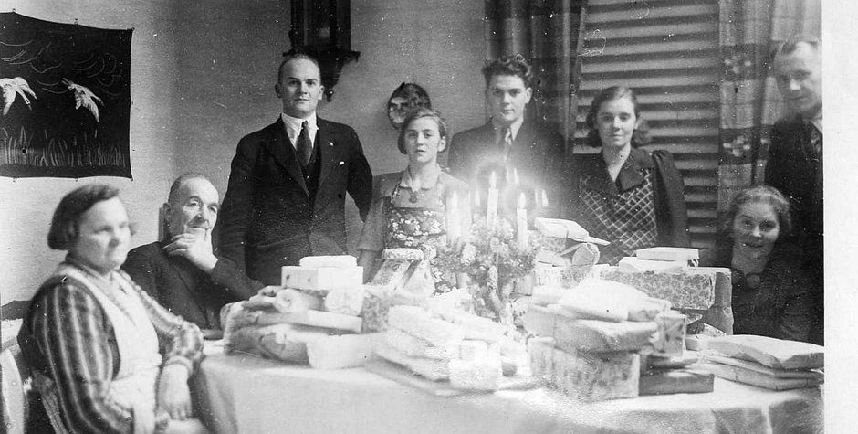 Walfrid med familj 1936